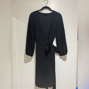 Black Jcrew Wrap Dress - size 0